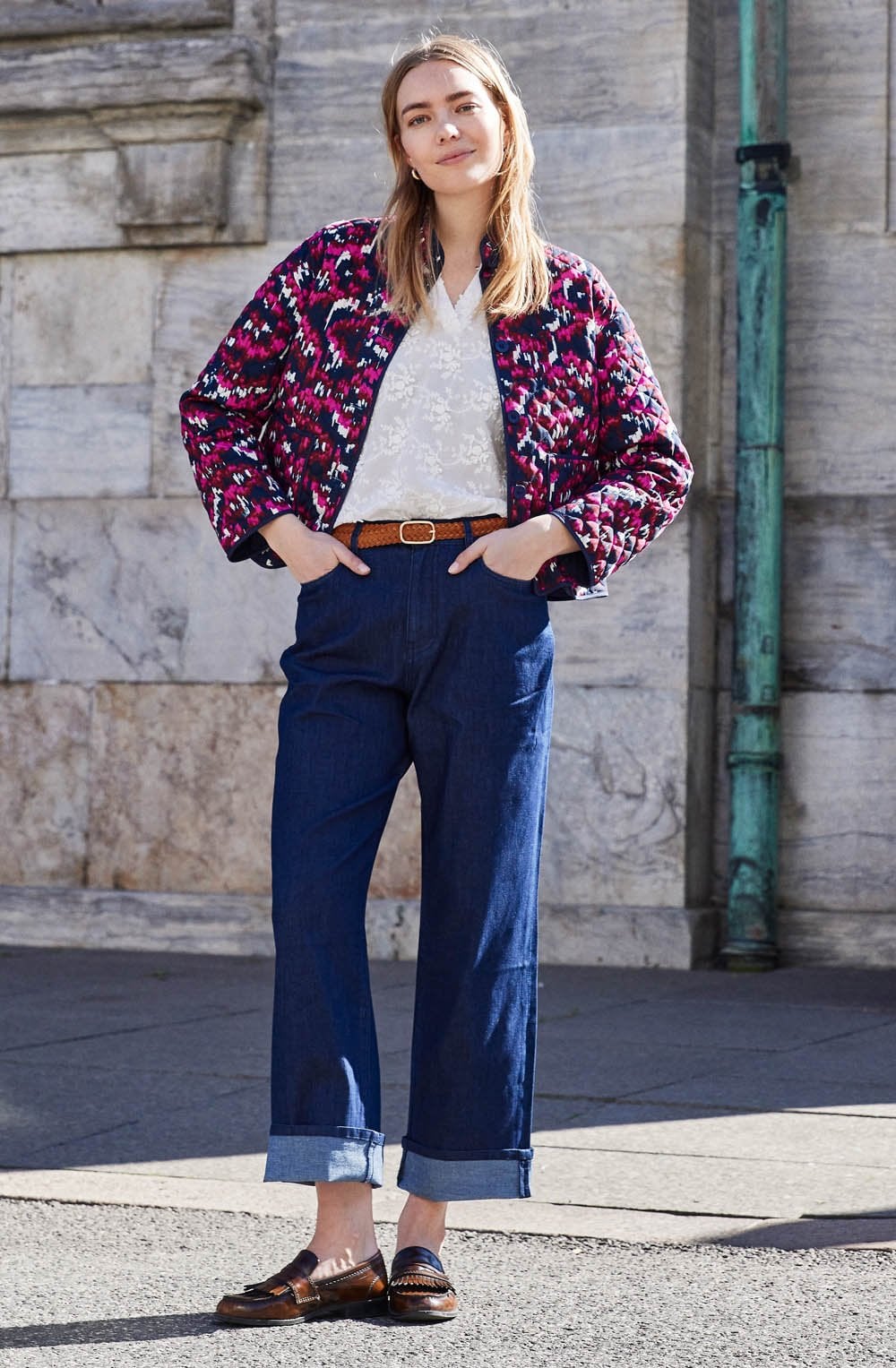 Boho Very Berry Quilted Claudine Jacket