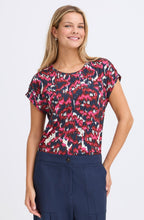 Boho Very Berry Seen Silk Touch Jersey Top