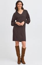 Charcoal Knit Jumper Dress