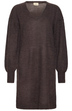 Charcoal Knit Jumper Dress