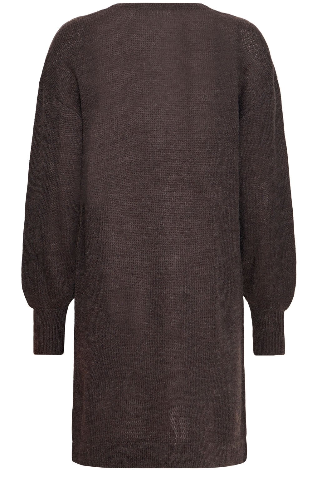 Charcoal Knit Jumper Dress