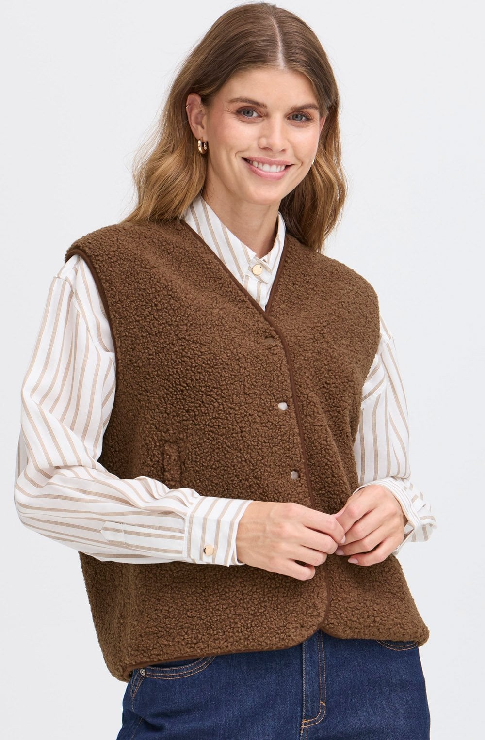 Cocoa Teddy Waistcoat