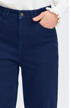 Dark Blue Straight Leg Jeans