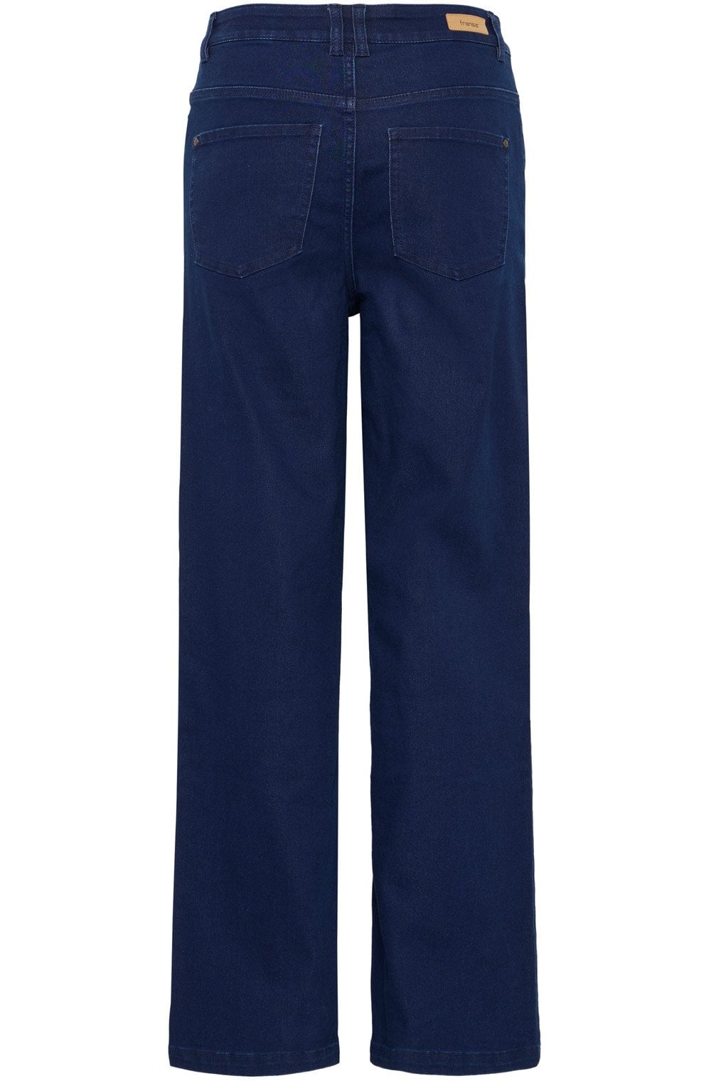 Dark Blue Straight Leg Jeans