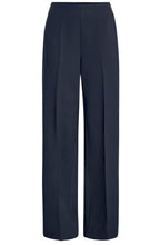 Dark Peacoat Abigail Wide Leg Trousers