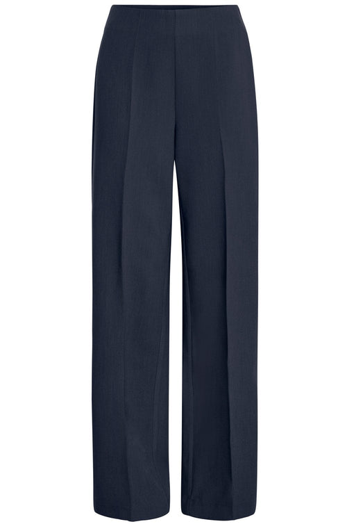 Dark Peacoat Abigail Wide Leg Trousers