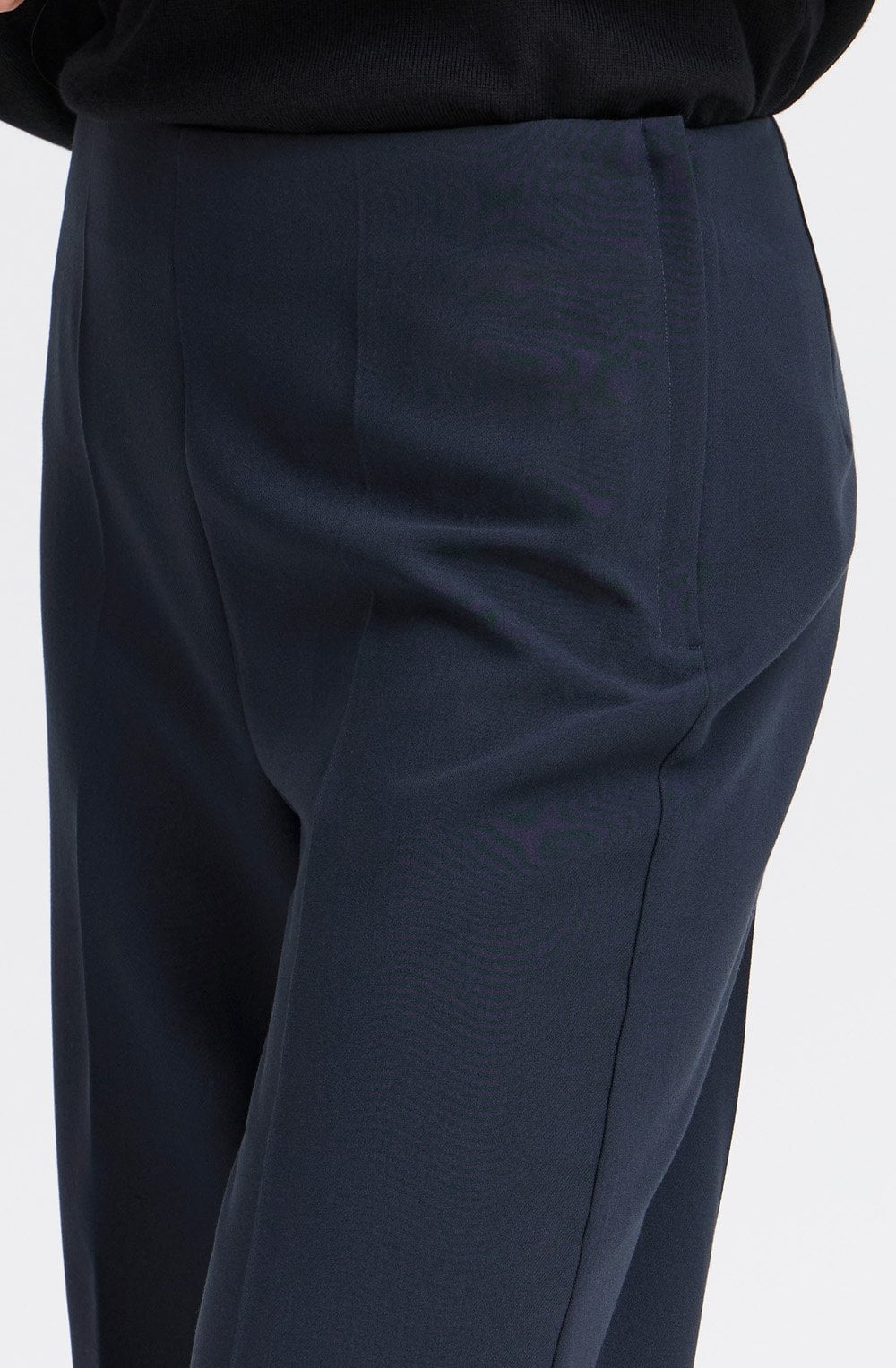 Dark Peacoat Abigail Wide Leg Trousers