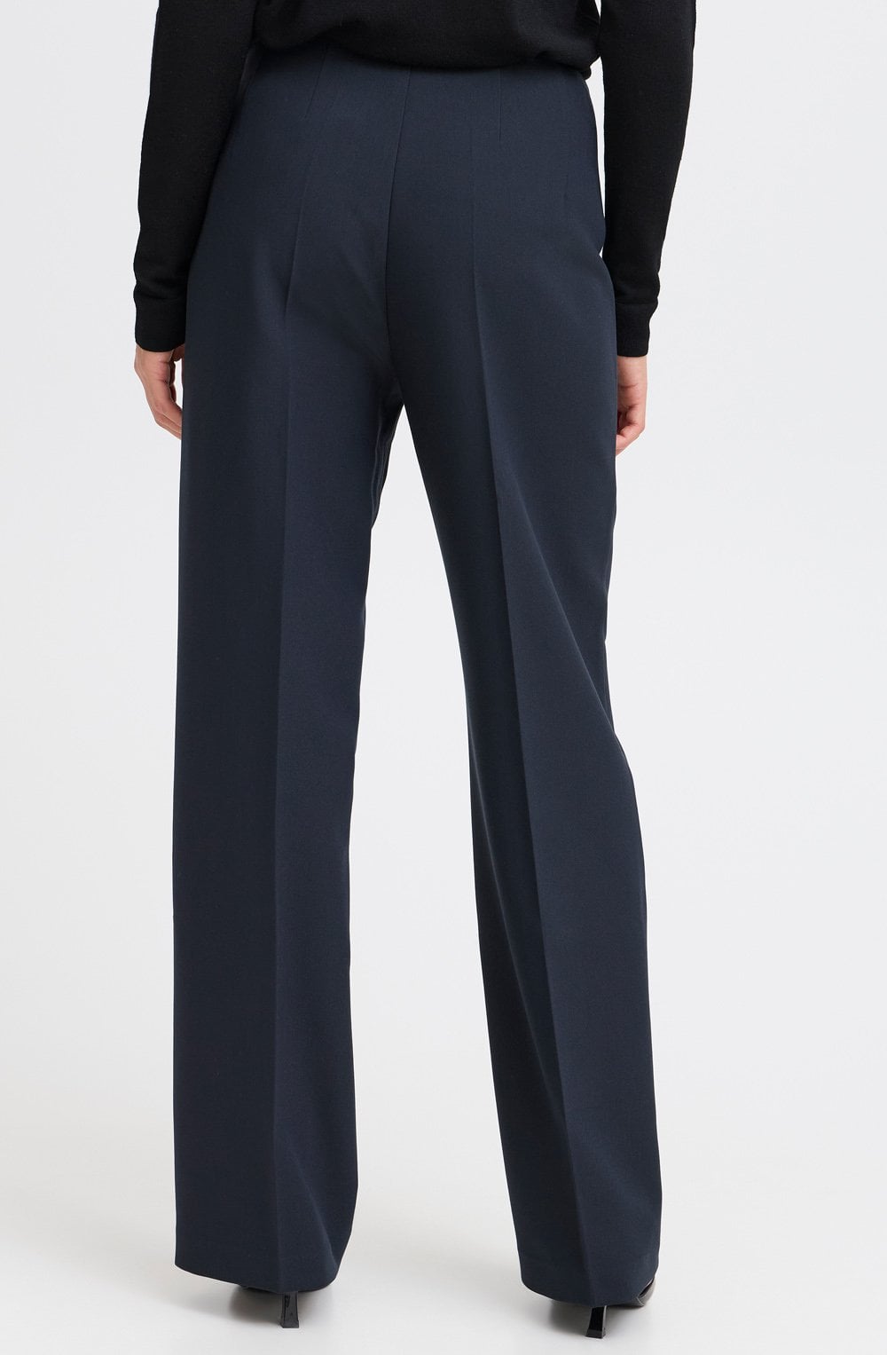 Dark Peacoat Abigail Wide Leg Trousers