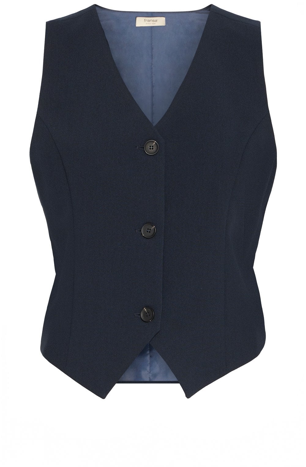Dark Peacoat Shaped Waistcoat