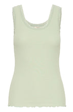 Desert Sage Lace Trimmed Vest Top