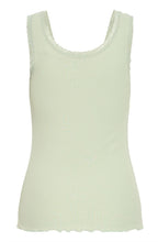 Desert Sage Lace Trimmed Vest Top