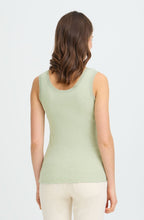 Desert Sage Lace Trimmed Vest Top