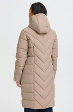 Desert Taupe Maise Hooded Puffer Coat