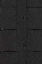 Eileen Square Quilted Black Coat