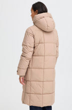 Eileen Square Quilted Desert Taupe Coat
