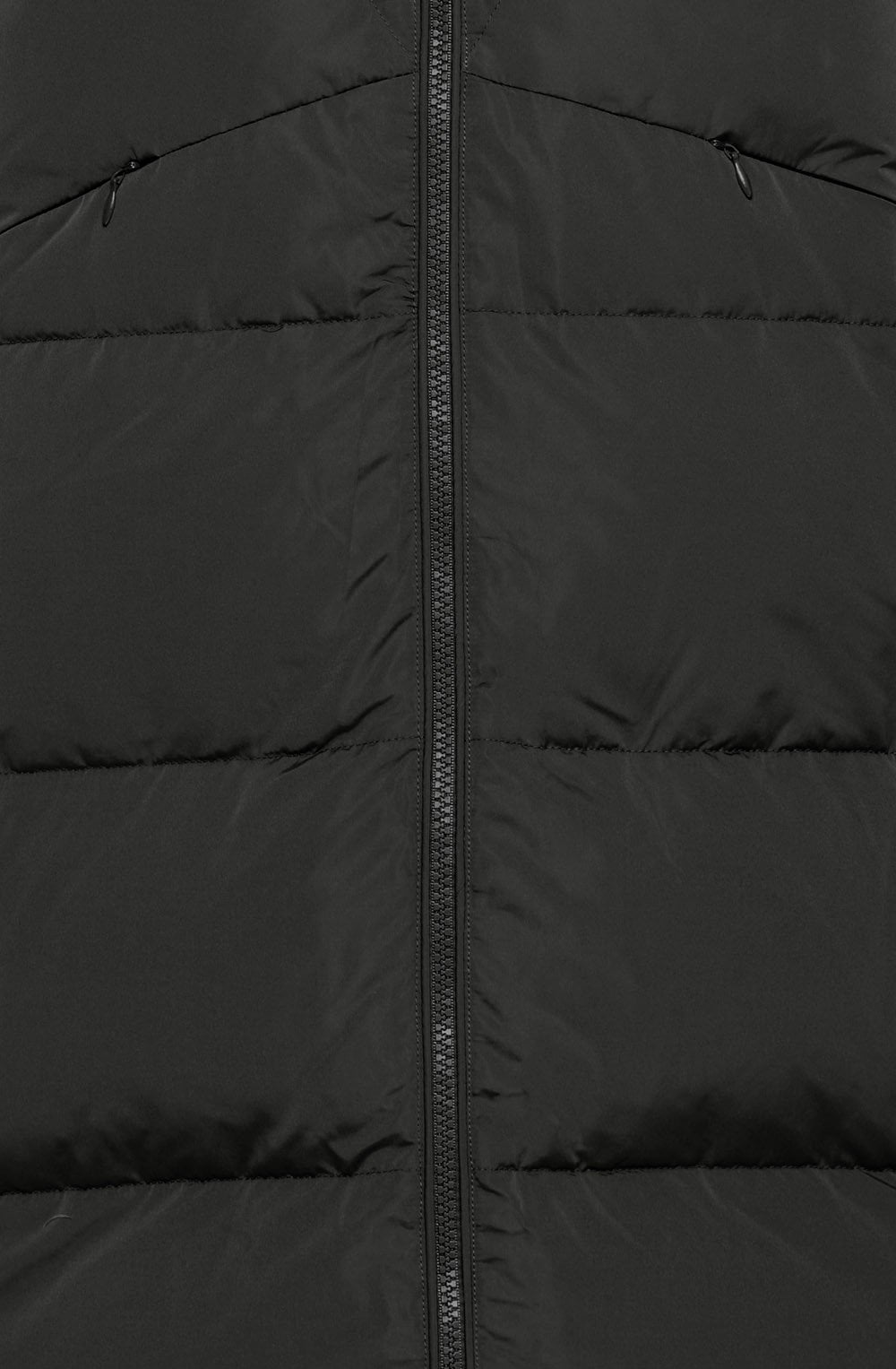 Estella Down Quilted Black Coat