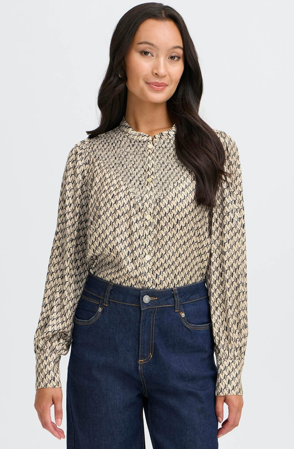 Feather Grey Patterned Shirt