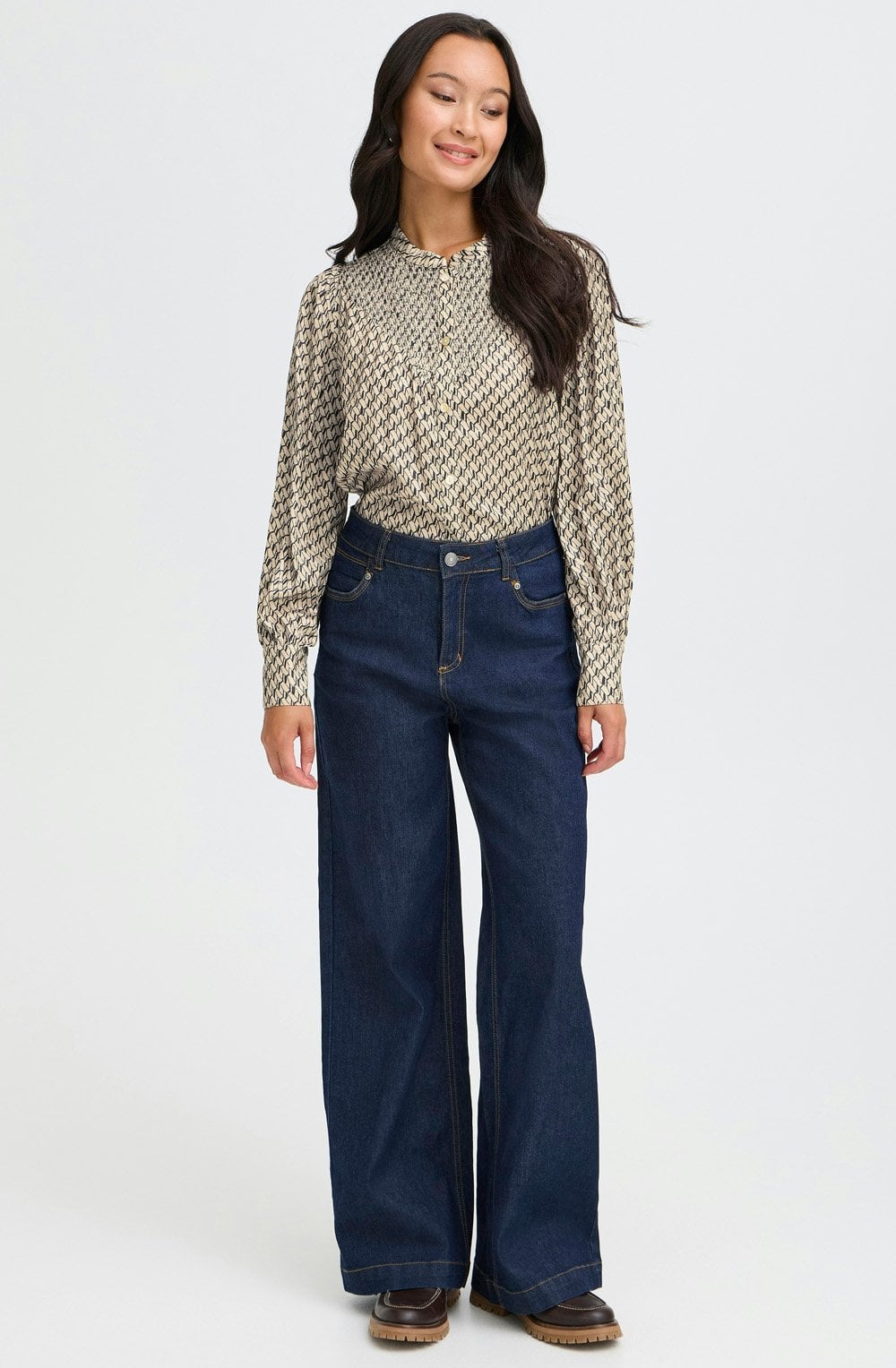 Feather Grey Patterned Shirt