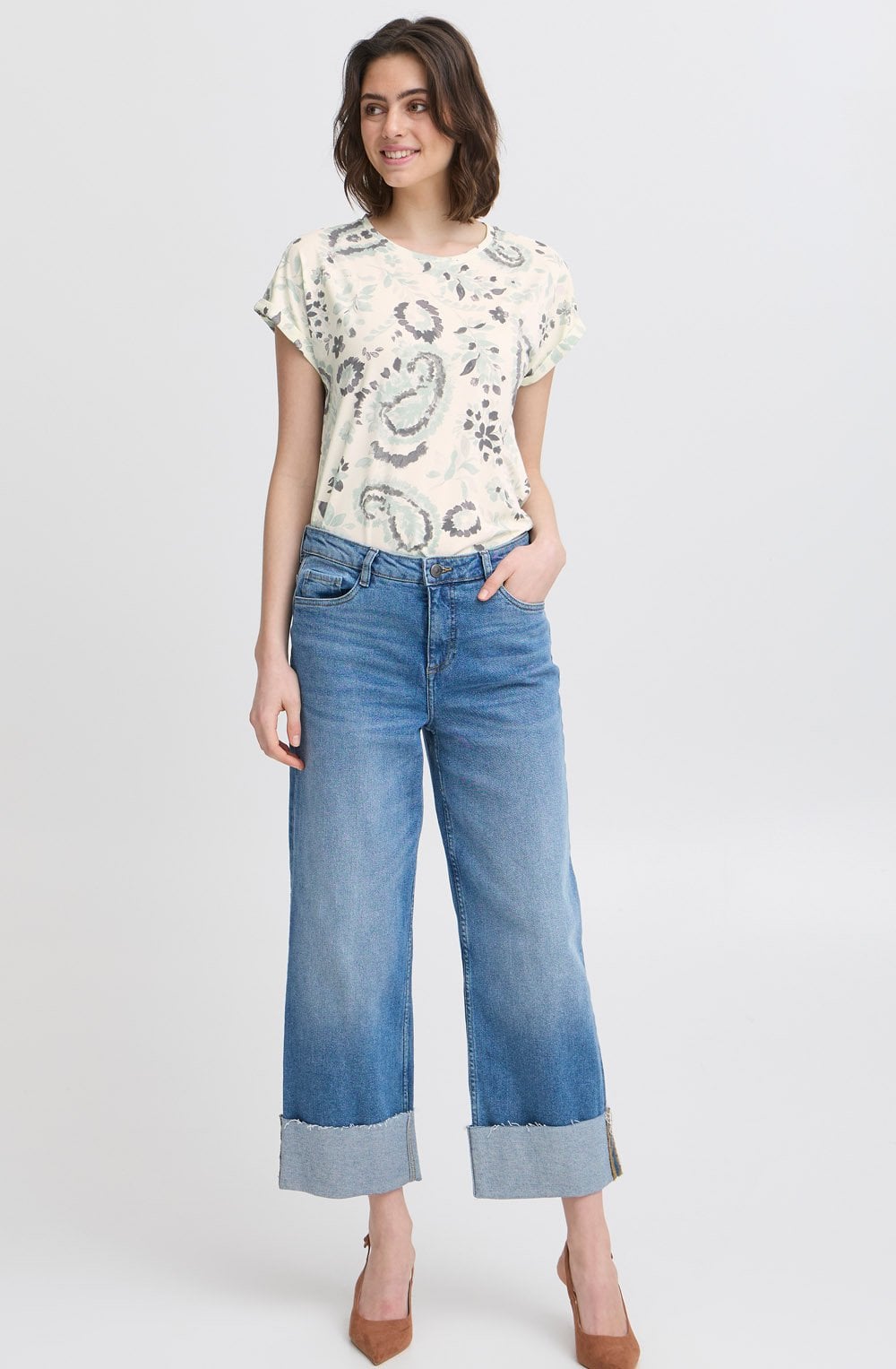 Frosty Green Silk Touch Jersey T Shirt