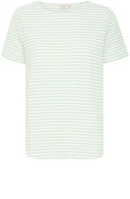 Frosty Green Textured Jersey T Shirt