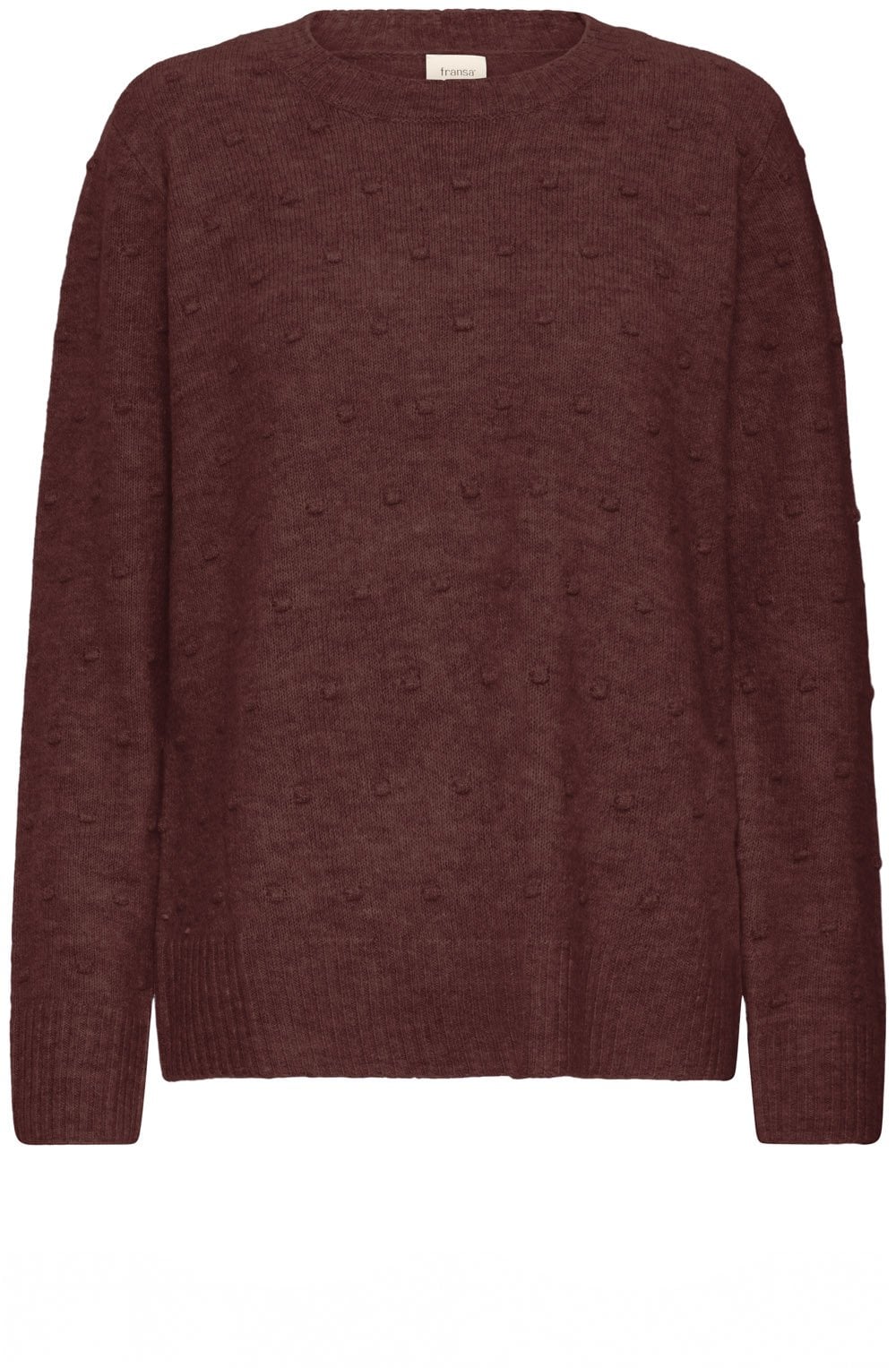 Fudge Melange Textured Jumper
