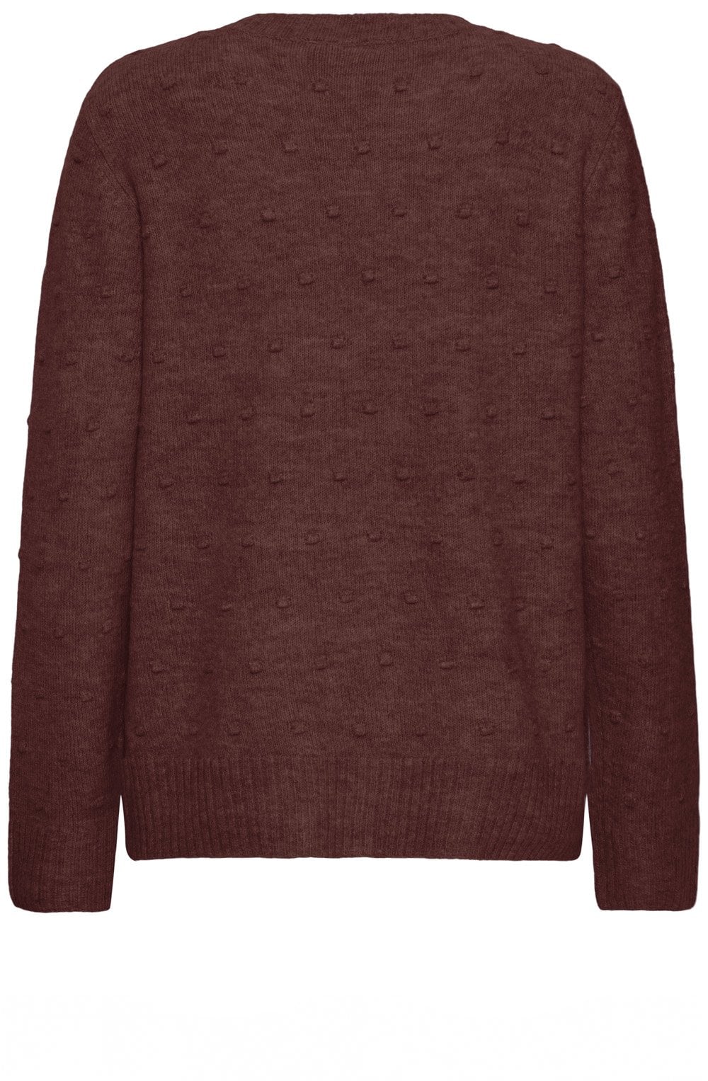 Fudge Melange Textured Jumper