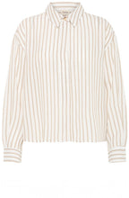 Kangaroo Striped Oversized Blouse