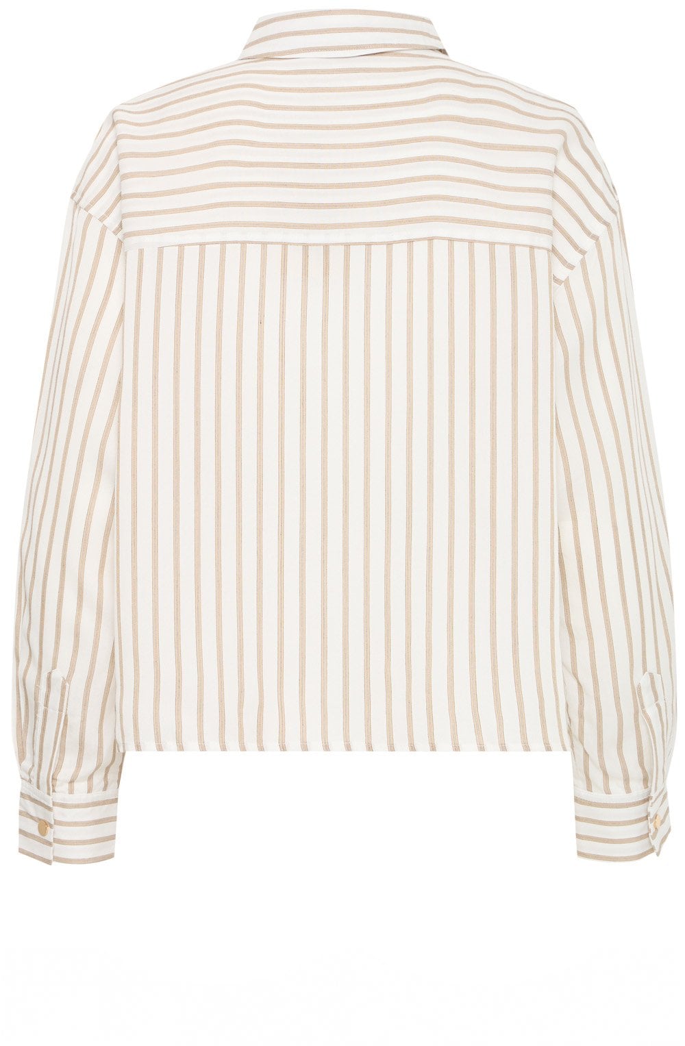 Kangaroo Striped Oversized Blouse