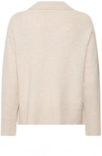 Limestone Collared V Neck Jumper