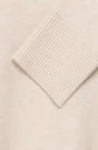 Limestone Collared V Neck Jumper