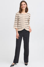Limestone Stripe Knit Cardigan