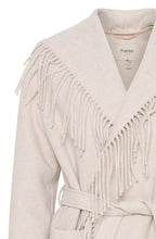 Limestone Tasselled Wrap Around Jacket