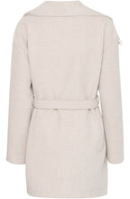 Limestone Tasselled Wrap Around Jacket