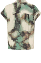 Marble Creme De Menthe Silk Touch Blouse