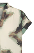 Marble Creme De Menthe Silk Touch Blouse