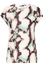 Marble Creme De Menthe Silk Touch Jersey Top