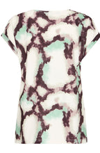 Marble Creme De Menthe Silk Touch Jersey Top