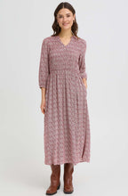 Maroon Tiny Petal Flowy Dress