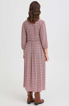 Maroon Tiny Petal Flowy Dress