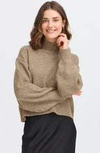 Moon Rock Ballon Sleeve Turtle neck Jumper