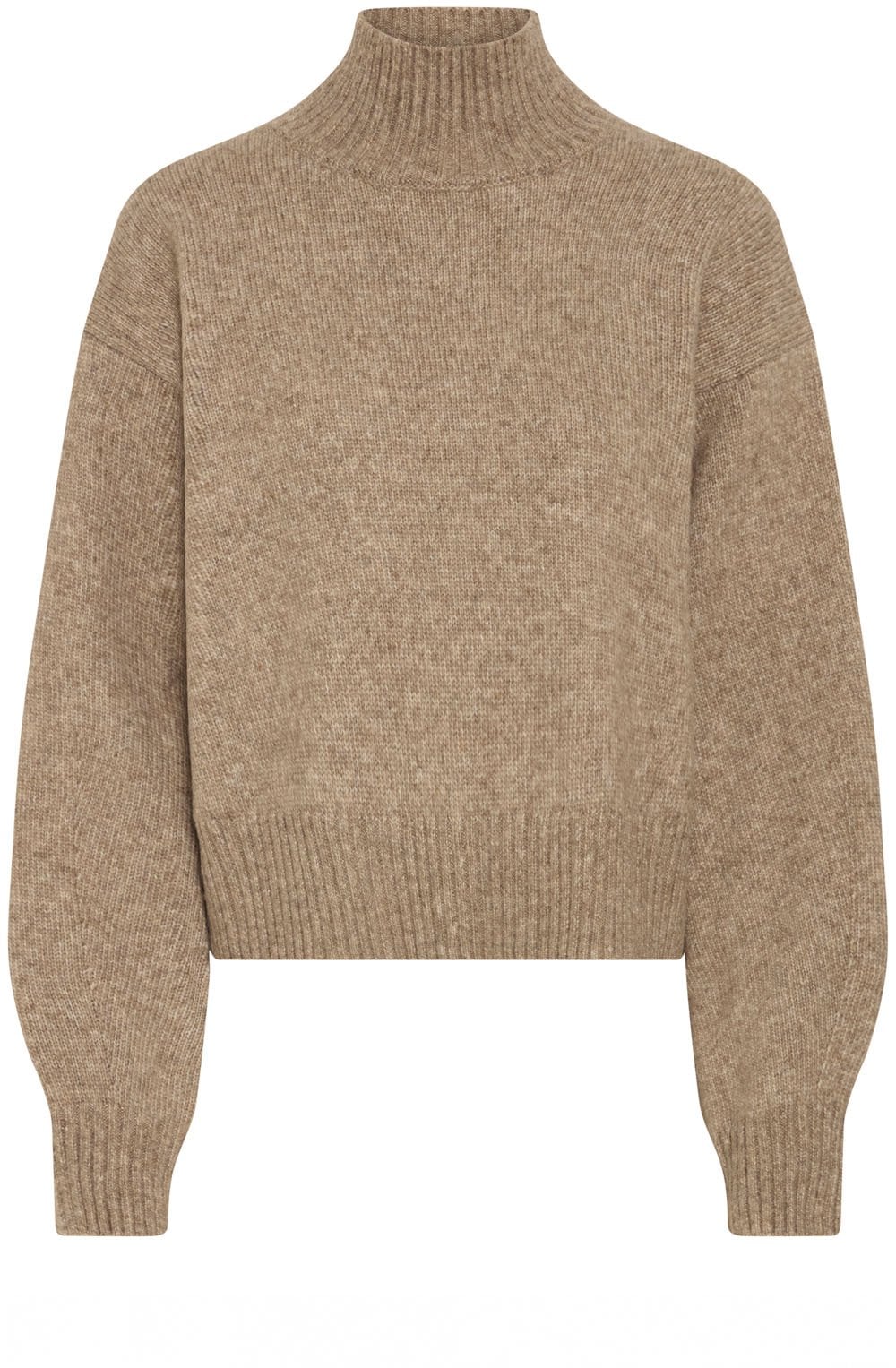 Moon Rock Ballon Sleeve Turtle neck Jumper