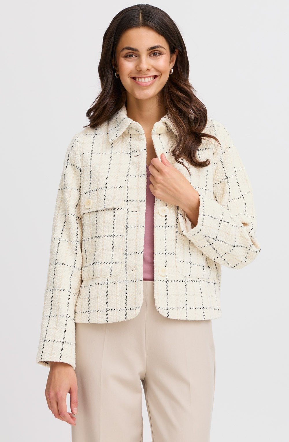 Moonbeam Tweed Box Jacket