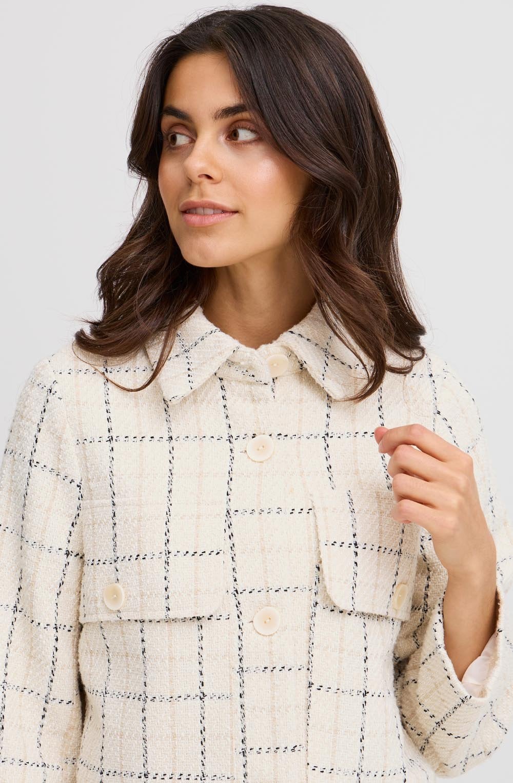 Moonbeam Tweed Box Jacket