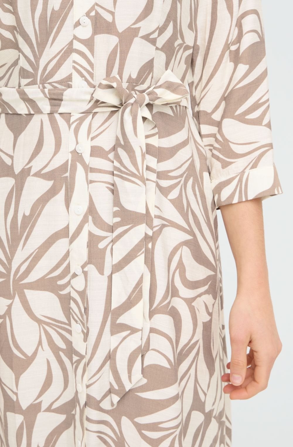 Mountain Brown Floral Reverie Maxi Dress