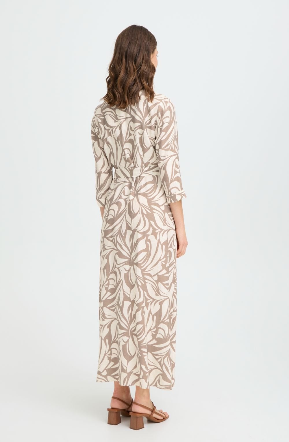 Mountain Brown Floral Reverie Maxi Dress