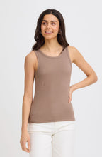 Mountain Brown Vest Top