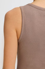 Mountain Brown Vest Top