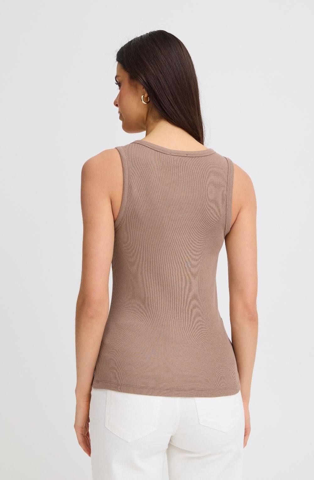 Mountain Brown Vest Top
