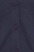 Navy Blazer Sleeve Cardigan