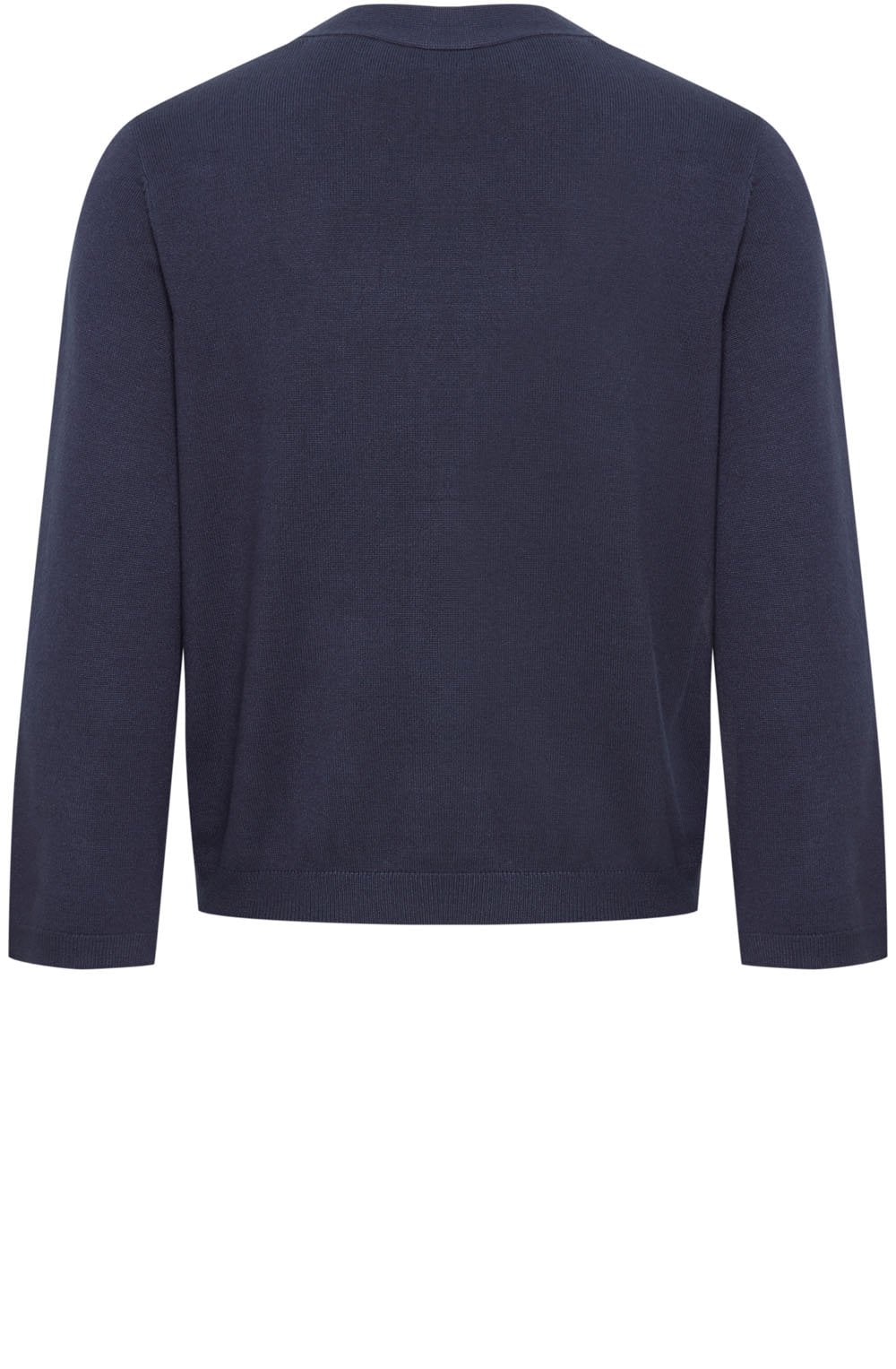 Navy Blazer Sleeve Cardigan